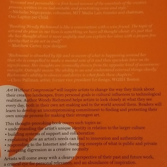 Like New! Art Without Compromise Book - Picture 4 of 4